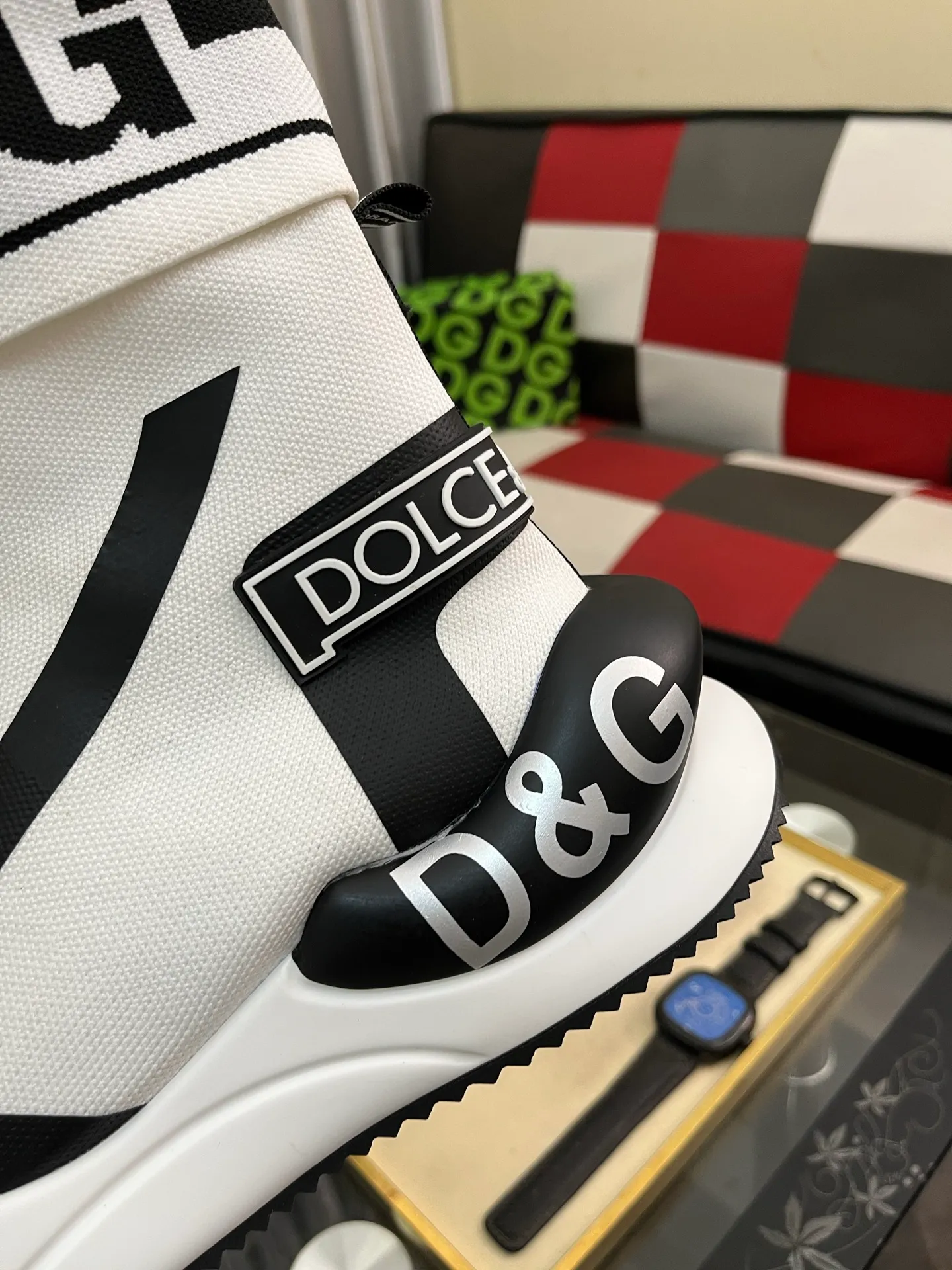 Men's men's shoes💰440⌚️⌚️【DG～】men's casual shoes 2022z cabinet simultaneous sale 🔶🔷🔜The upper is made of cowhide spliced fabric ➕Mesh lining, which is comfortable and breathable. The sole is: the original comfortable and wear-resistant outsole, ⚠️The real thing📱Photographed🎬The real thing is better📢📢📢Size: 35-46
